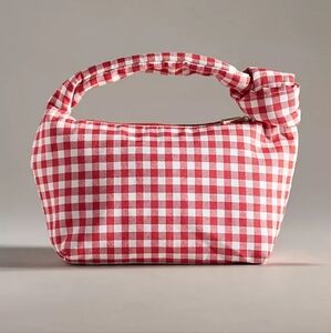 NWOT ANTHRO SHIRALEAH Red Gingham Shoulder Bag